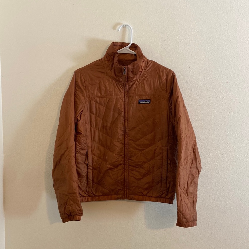 Orange Patagonia Mid-Weight Jacket